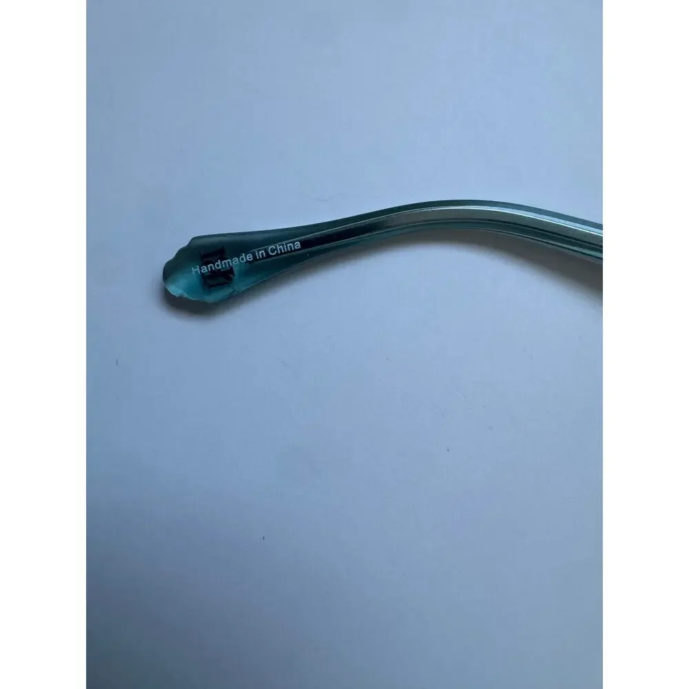 NEW Badgley Mischka Teddi International Fit turquoise blue eyeglasses